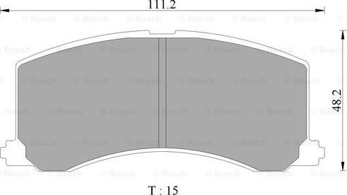 BOSCH 0 986 505 977 - Kit de plaquettes de frein, frein à disque cwaw.fr