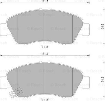 BOSCH 0 986 505 406 - Kit de plaquettes de frein, frein à disque cwaw.fr