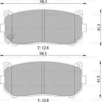 BOSCH 0 986 505 661 - Kit de plaquettes de frein, frein à disque cwaw.fr