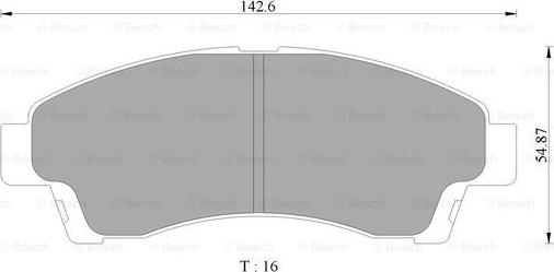 BOSCH 0 986 505 663 - Kit de plaquettes de frein, frein à disque cwaw.fr