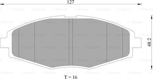 BOSCH 0 986 505 680 - Kit de plaquettes de frein, frein à disque cwaw.fr