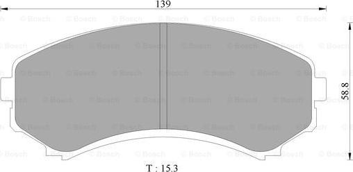 BOSCH 0 986 505 078 - Kit de plaquettes de frein, frein à disque cwaw.fr