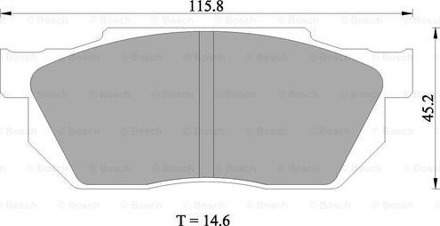 BOSCH 0 986 505 337 - Kit de plaquettes de frein, frein à disque cwaw.fr