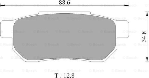 BOSCH 0 986 505 374 - Kit de plaquettes de frein, frein à disque cwaw.fr