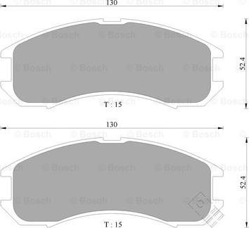 BOSCH 0 986 505 378 - Kit de plaquettes de frein, frein à disque cwaw.fr