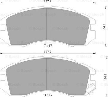 BOSCH 0 986 505 796 - Kit de plaquettes de frein, frein à disque cwaw.fr