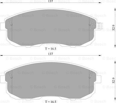 BOSCH 0 986 505 792 - Kit de plaquettes de frein, frein à disque cwaw.fr