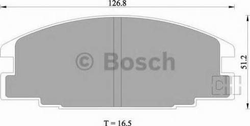 BOSCH 0 986 505 700 - Kit de plaquettes de frein, frein à disque cwaw.fr