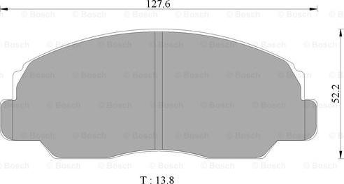 BOSCH 0 986 505 738 - Kit de plaquettes de frein, frein à disque cwaw.fr