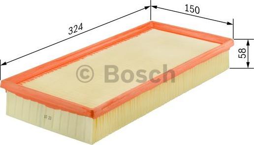 BOSCH 0 986 626 854 - Filtre à air cwaw.fr