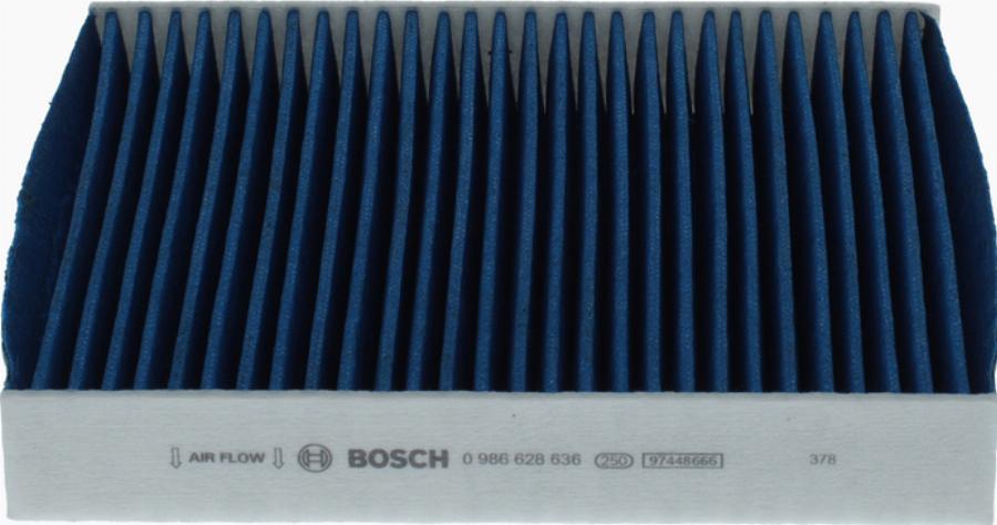 BOSCH 0 986 628 636 - Filtre, air de l'habitacle cwaw.fr