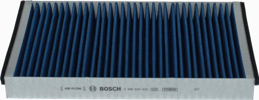 BOSCH 0 986 628 632 - Filtre, air de l'habitacle cwaw.fr