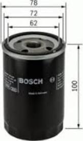 BOSCH 0 986 627 648 - Filtre à huile cwaw.fr