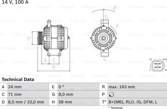 BOSCH 0 986 049 970 - Alternateur cwaw.fr