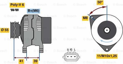 BOSCH 0 986 049 490 - Alternateur cwaw.fr