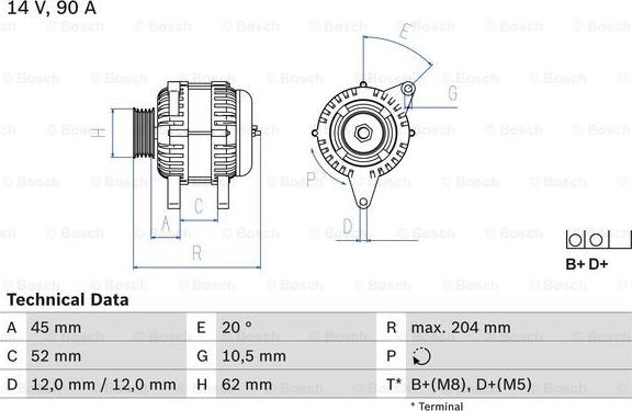 BOSCH 0 986 049 610 - Alternateur cwaw.fr