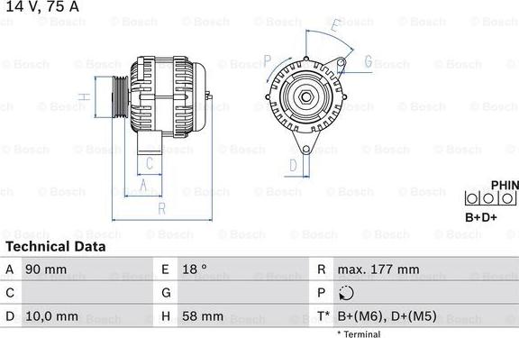 BOSCH 0 986 049 111 - Alternateur cwaw.fr