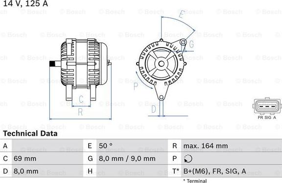 BOSCH 0 986 049 181 - Alternateur cwaw.fr