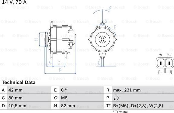 BOSCH 0 986 049 730 - Alternateur cwaw.fr