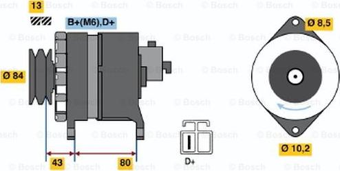 BOSCH 0 986 044 940 - Alternateur cwaw.fr