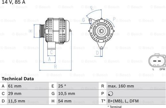 BOSCH 0 986 044 490 - Alternateur cwaw.fr