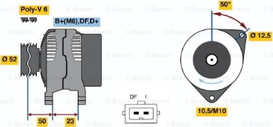 BOSCH 0 986 044 681 - Alternateur cwaw.fr