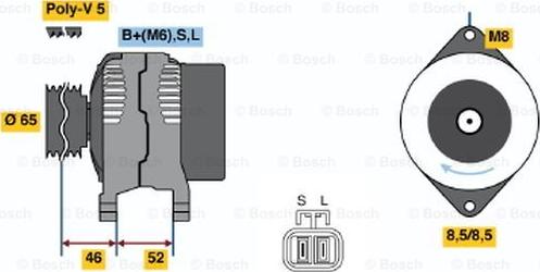 BOSCH 0 986 044 811 - Alternateur cwaw.fr