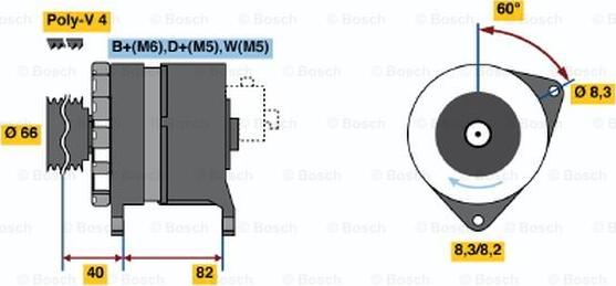 BOSCH 0 986 044 821 - Alternateur cwaw.fr