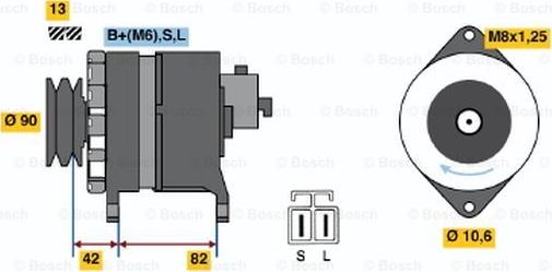 BOSCH 0 986 044 290 - Alternateur cwaw.fr