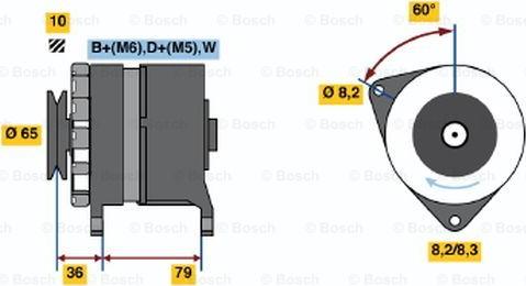 BOSCH 0 986 044 751 - Alternateur cwaw.fr