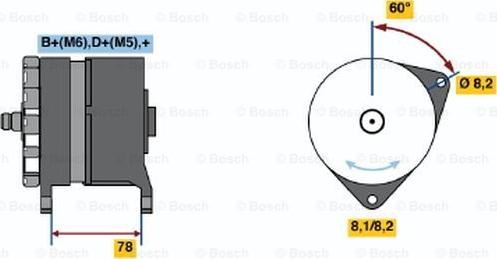 BOSCH 0 986 044 711 - Alternateur cwaw.fr