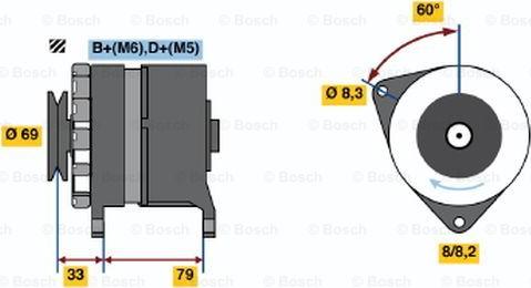 BOSCH 0 986 044 781 - Alternateur cwaw.fr