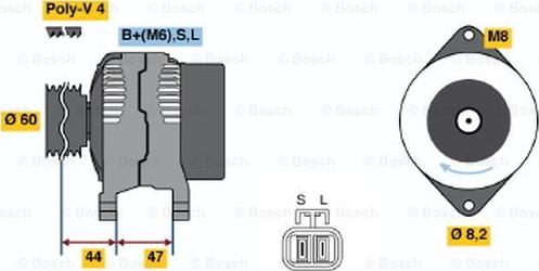 BOSCH 0 986 045 941 - Alternateur cwaw.fr