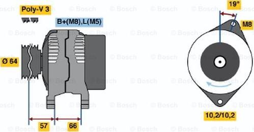 BOSCH 0 986 045 981 - Alternateur cwaw.fr