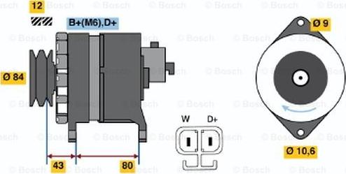 BOSCH 0 986 045 930 - Alternateur cwaw.fr