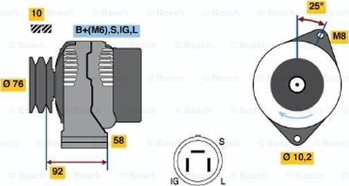 BOSCH 0 986 045 921 - Alternateur cwaw.fr