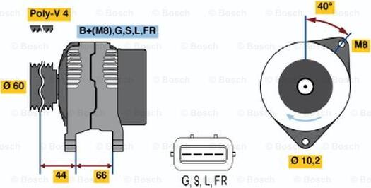 BOSCH 0 986 045 581 - Alternateur cwaw.fr