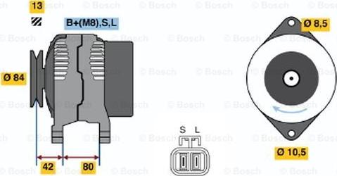 BOSCH 0 986 045 691 - Alternateur cwaw.fr