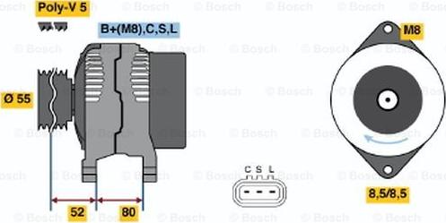 BOSCH 0 986 045 741 - Alternateur cwaw.fr