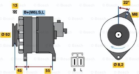 BOSCH 0 986 046 401 - Alternateur cwaw.fr