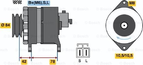 BOSCH 0 986 046 431 - Alternateur cwaw.fr