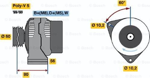 BOSCH 0 986 040 920 - Alternateur cwaw.fr