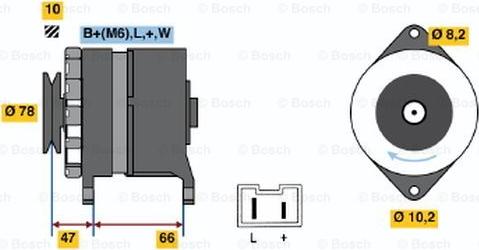 BOSCH 0 986 040 051 - Alternateur cwaw.fr