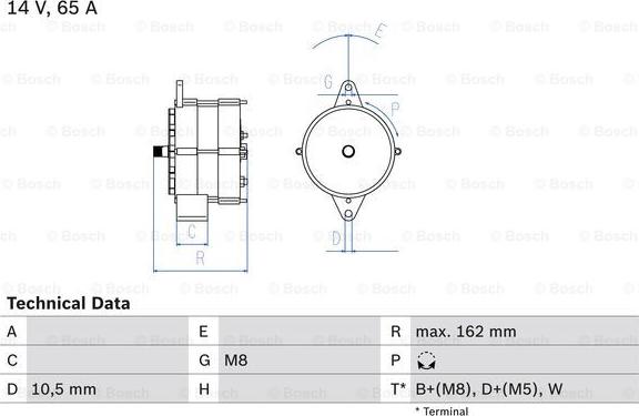 BOSCH 0 986 040 290 - Alternateur cwaw.fr