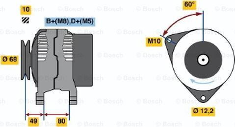 BOSCH 0 986 041 980 - Alternateur cwaw.fr