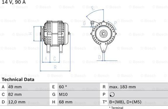 BOSCH 0 986 041 970 - Alternateur cwaw.fr