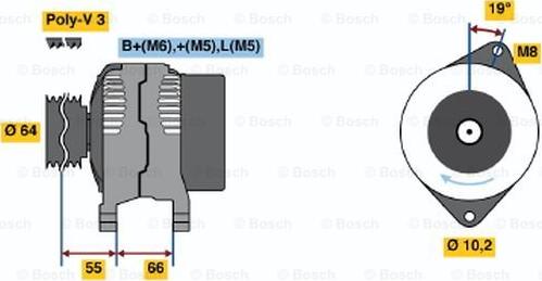 BOSCH 0 986 041 421 - Alternateur cwaw.fr