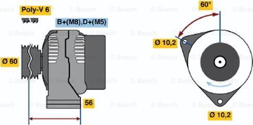 BOSCH 0 986 041 471 - Alternateur cwaw.fr