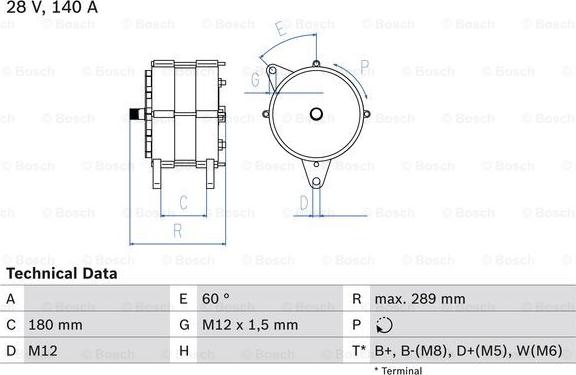 BOSCH 0 986 041 640 - Alternateur cwaw.fr