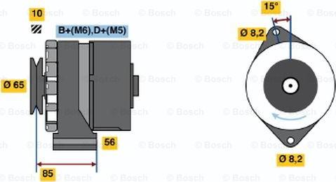 BOSCH 0 986 041 610 - Alternateur cwaw.fr